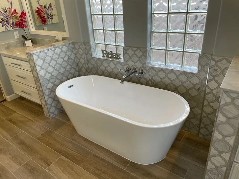 Bathroom remodel project by TJC Remodeling